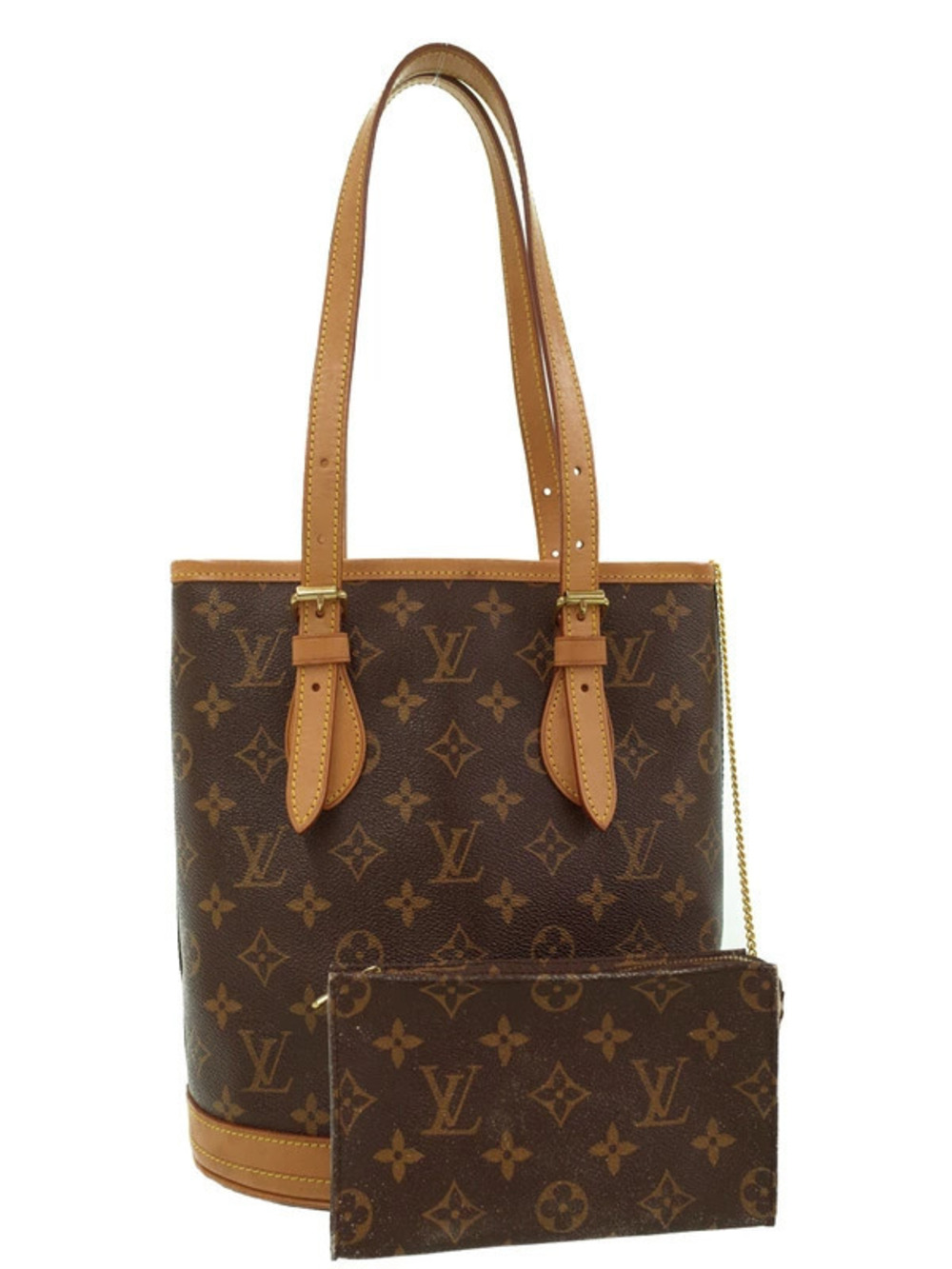 Louis Vuitton Monogram Bucket Shoulder Bag